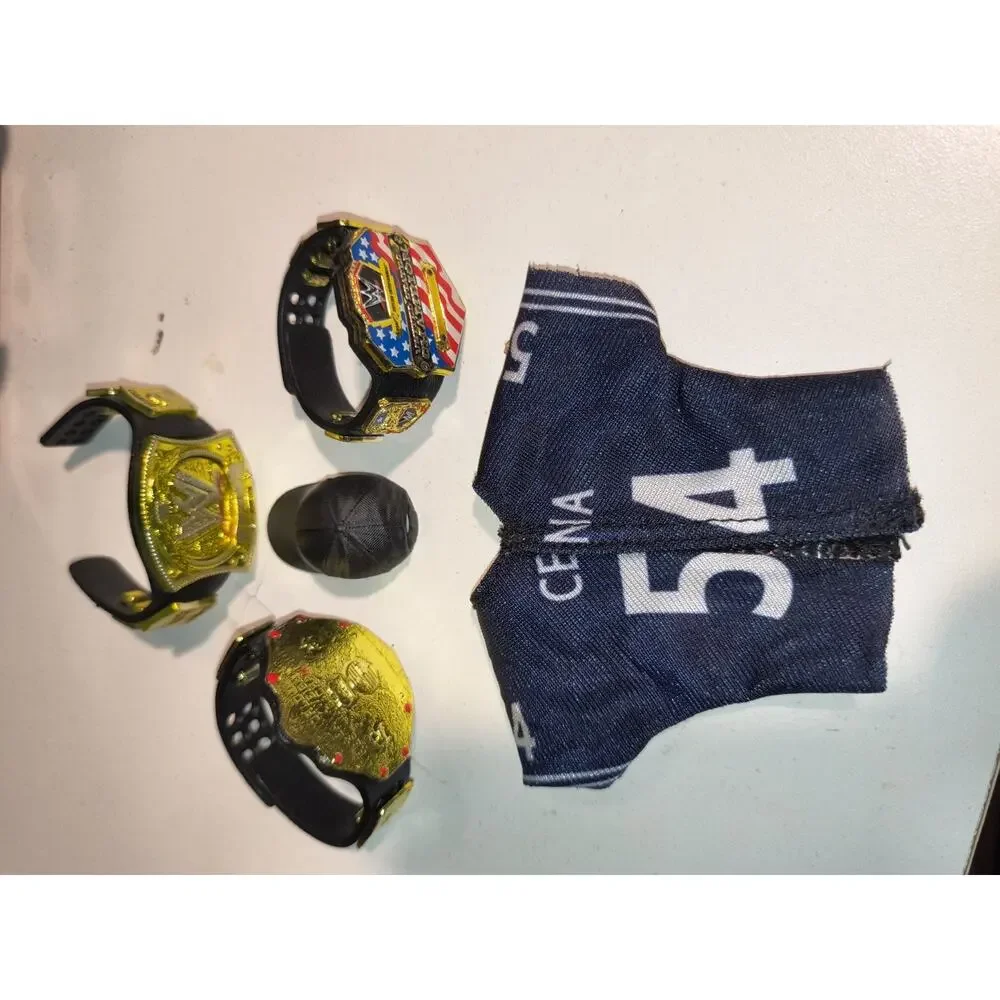 WWE Ultimate Edition John Cena With Accessories & 3 Championship Belts